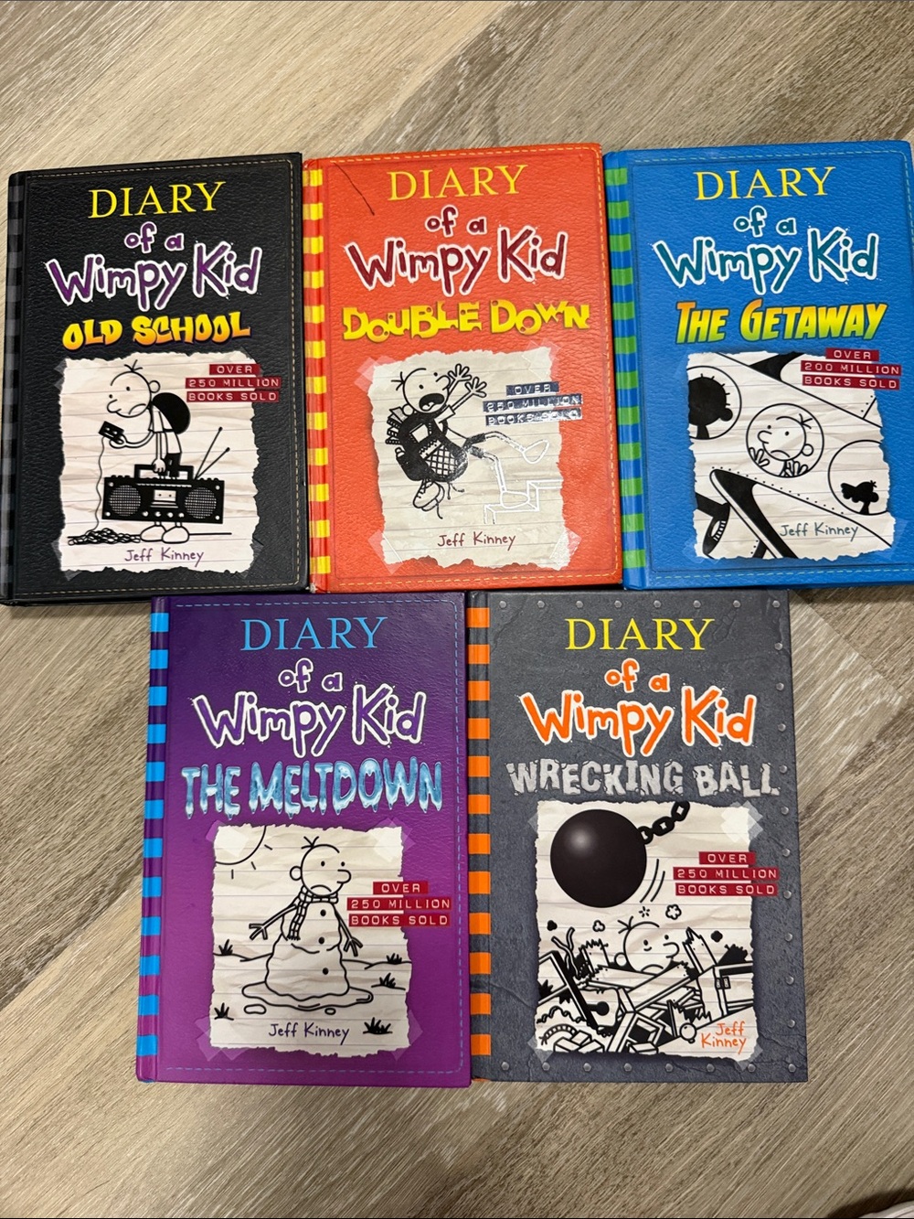 Diary of a Wimpy Kid Hard Cover Book Set, Volume 10-14